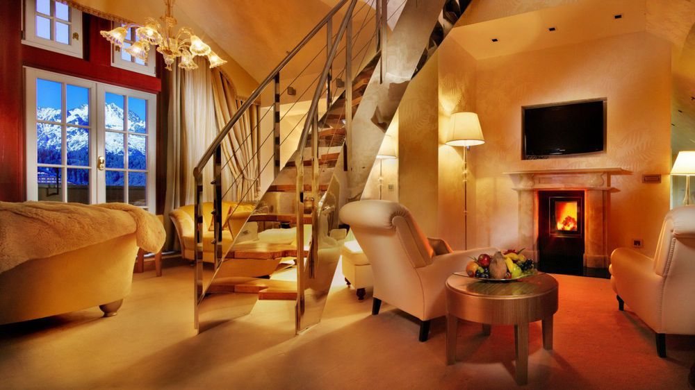 Grand Hotel Kempinski High Tatras Strbske Pleso Room photo A suite at the Hotel de Charme